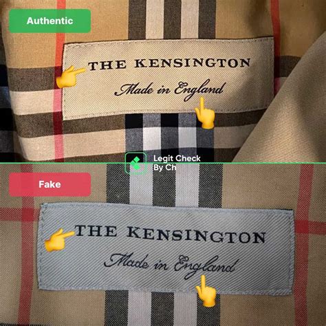 burberry sandringham real vs fake|burberry coat false.